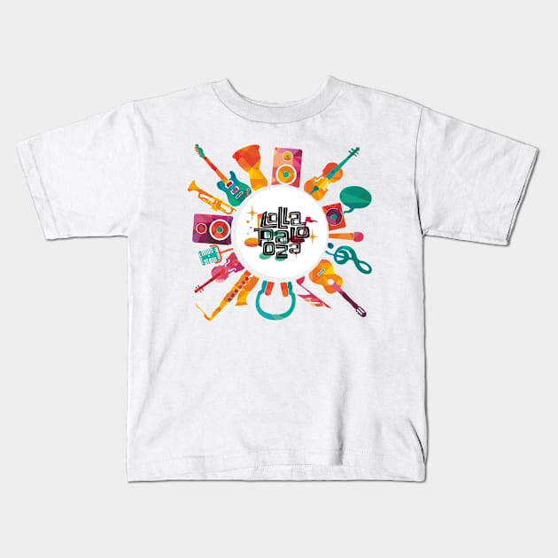 Lollapalooza Kids T-Shirt by smkworld